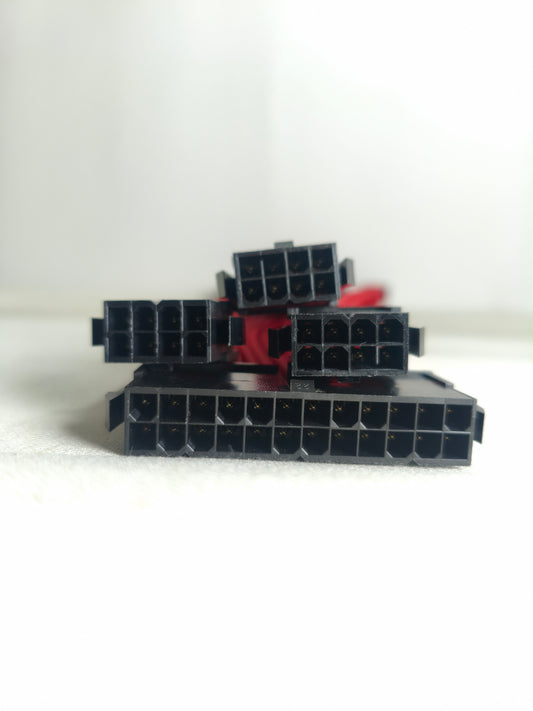 Cables extensores de alimentación Kit conectores para ATX CPU GPU