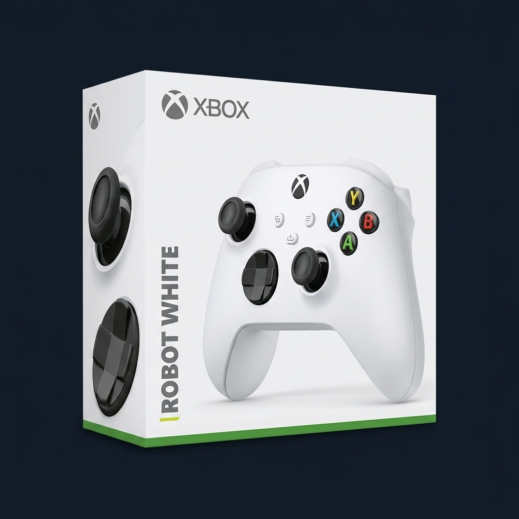 Control Inalámbrico Xbox – Robot White
