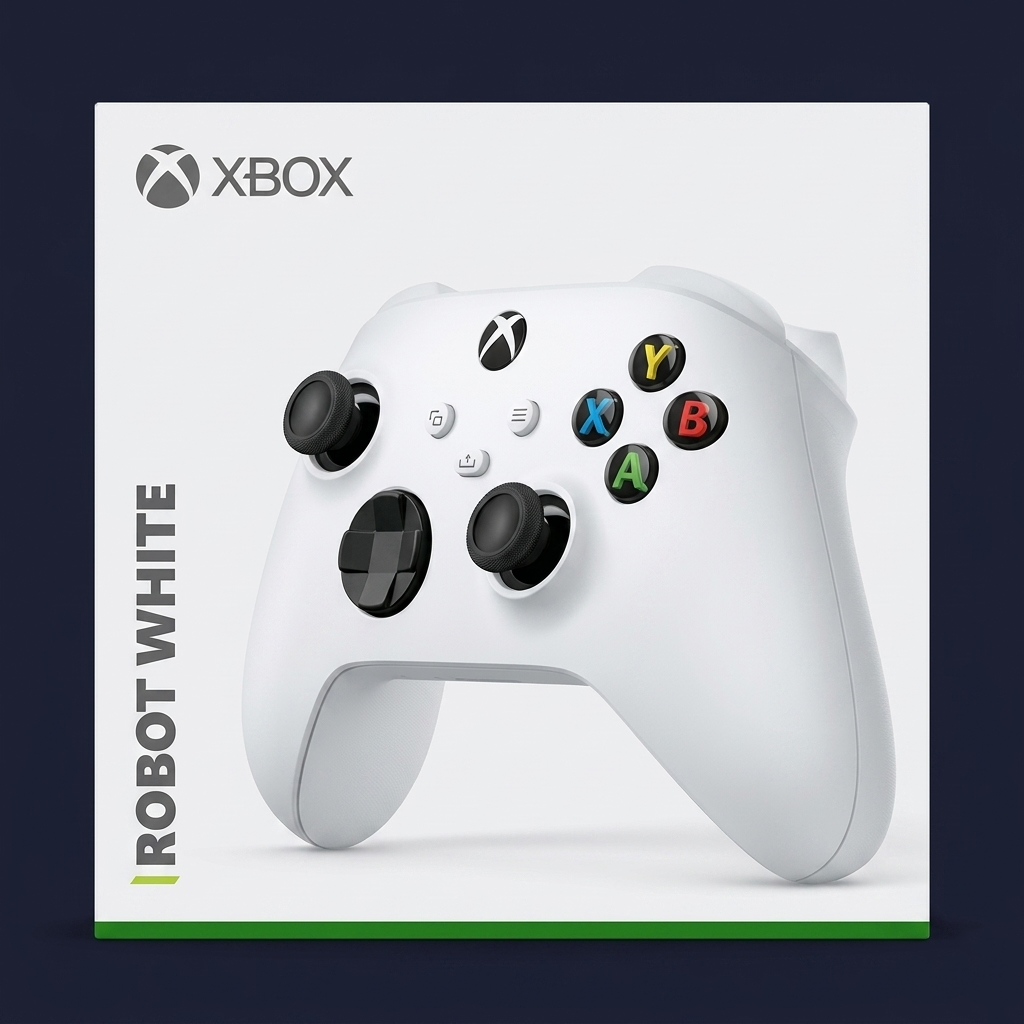 Control Inalámbrico Xbox – Robot White