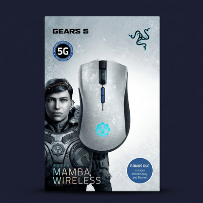 Mouse Gamer Inalámbrico Razer Mamba Wireless – Edición Gears 5