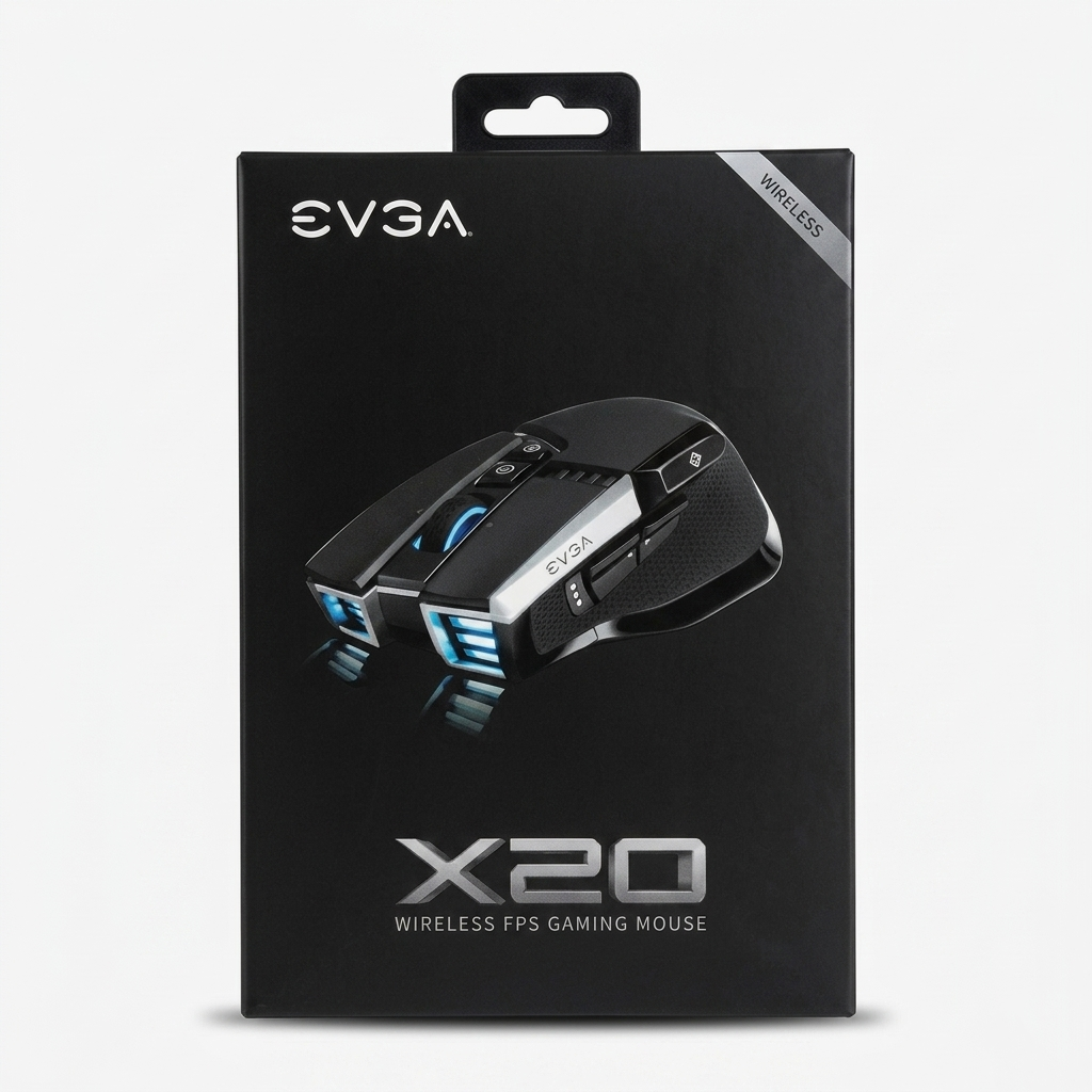 Mouse Gamer Inalámbrico EVGA X20 – FPS Wireless